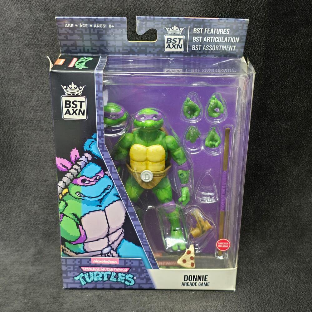 Teenage Mutant Ninja Turtles BST AXN Donnie Arcade Game Action Figure Exclusive
